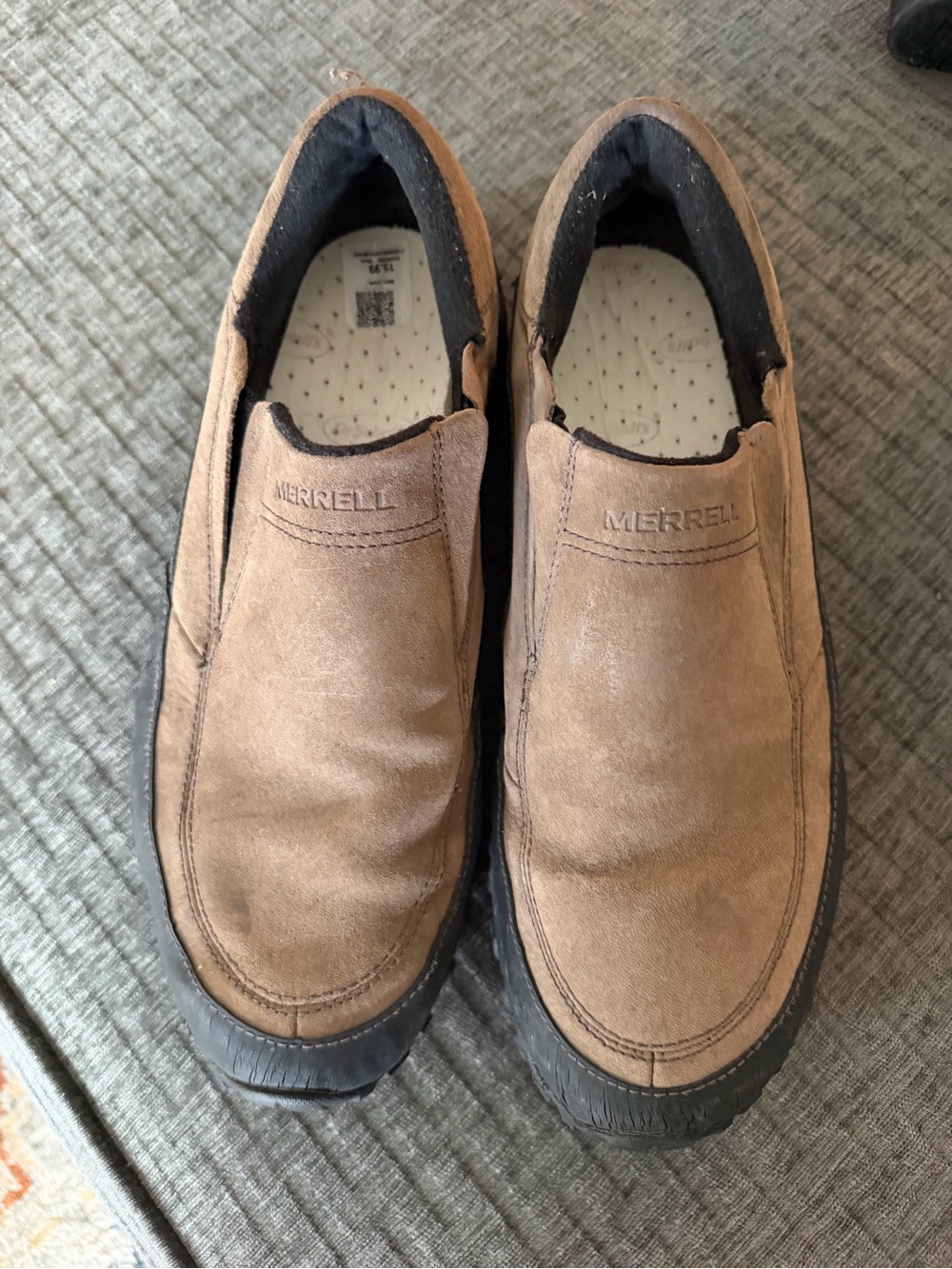 Merrell Men's Slip-On waterproof Loafers - Tan/Brown